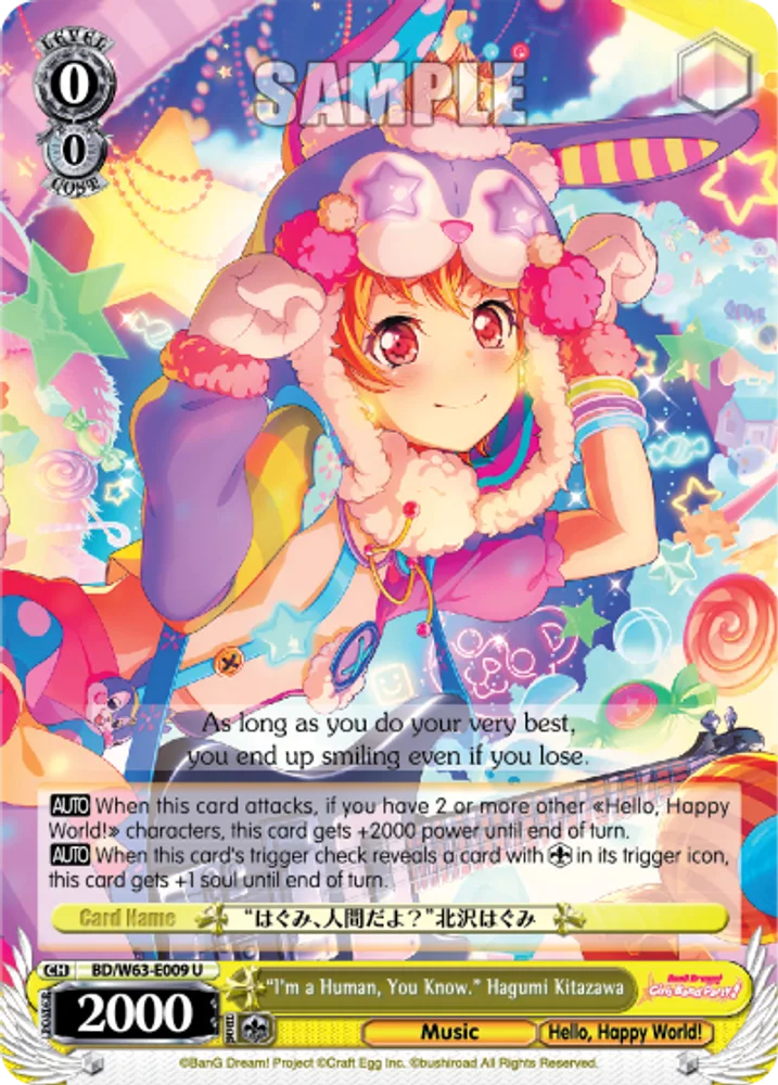 "I'm a Human, You Know." Hagumi Kitazawa