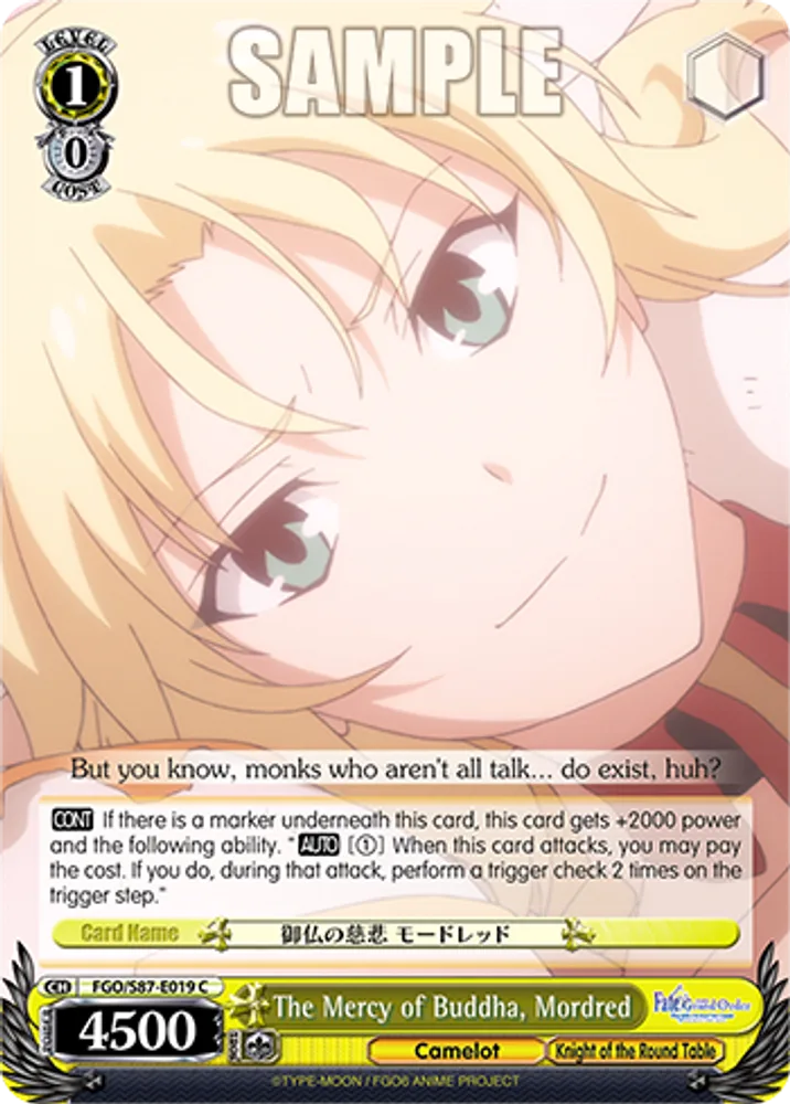 The Mercy of Buddha, Mordred