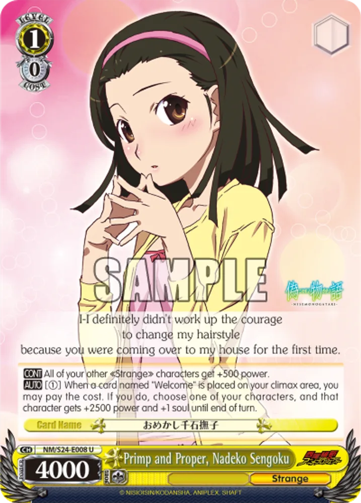 Primp and Proper, Nadeko Sengoku