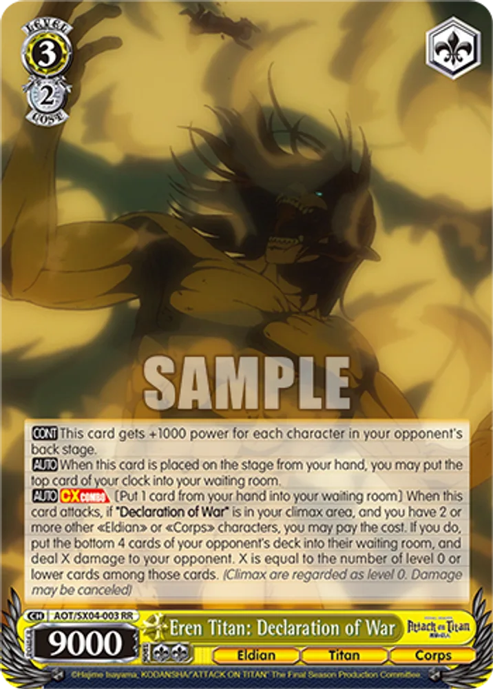 Eren Titan: Declaration of War