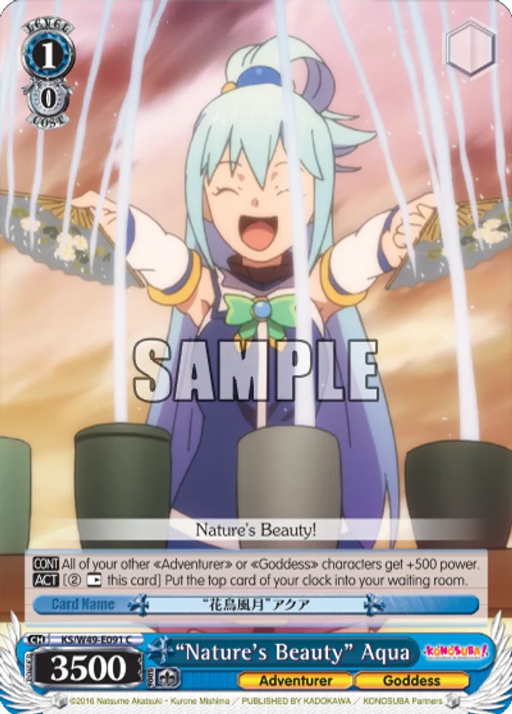 “Nature's Beauty” Aqua