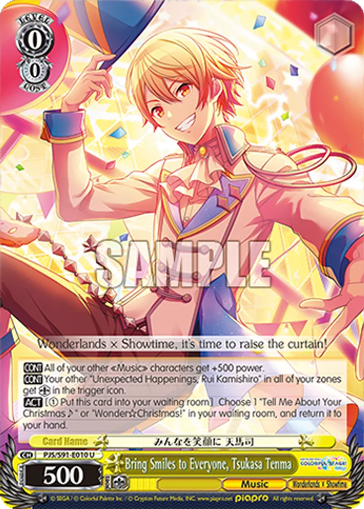 Bring Smiles to Everyone, Tsukasa Tenma