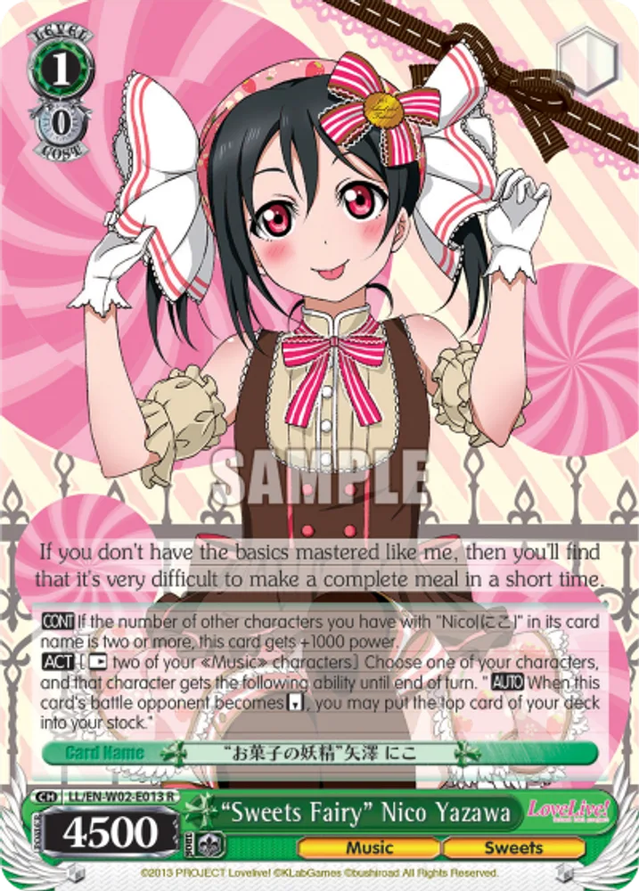 “Sweets Fairy” Nico Yazawa