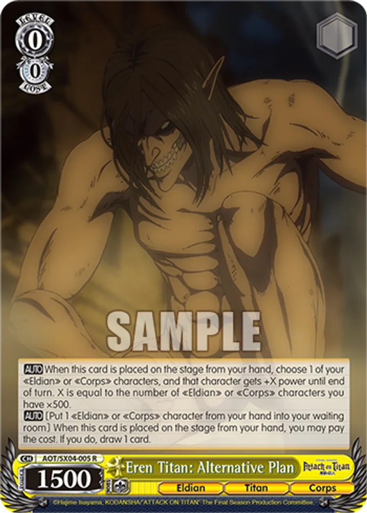 Eren Titan: Alternative Plan