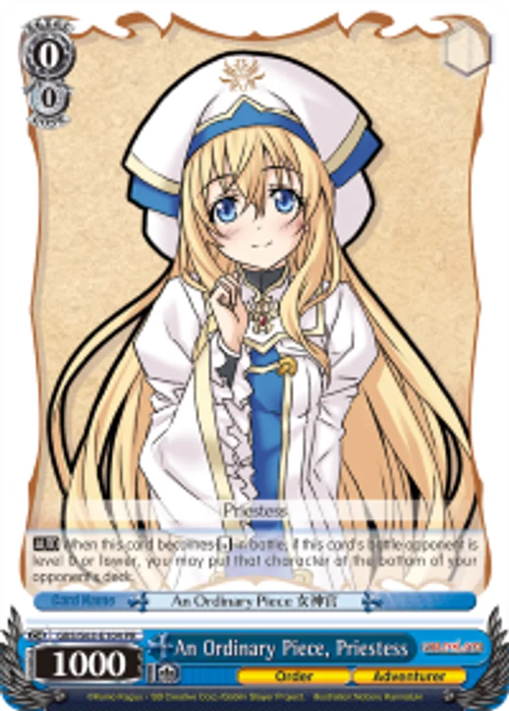 An Ordinary Piece, Priestess