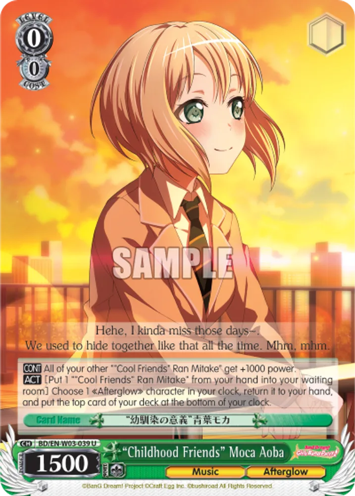 "Childhood Friends" Moca Aoba