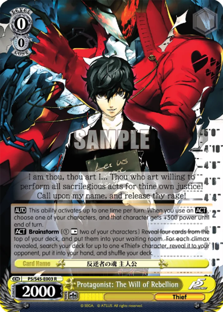 Protagonist: The Will of Rebellion