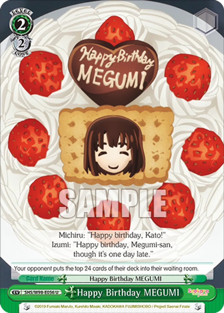 Happy Birthday MEGUMI
