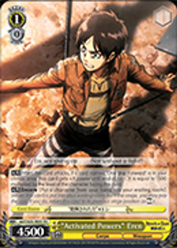 "Activated Powers" Eren