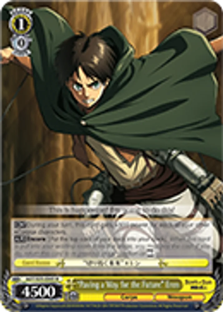 "Paving a Way for the Future" Eren