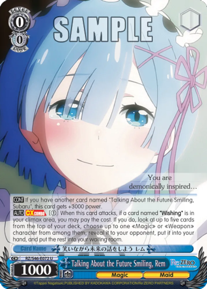 Talking About the Future Smiling, Rem