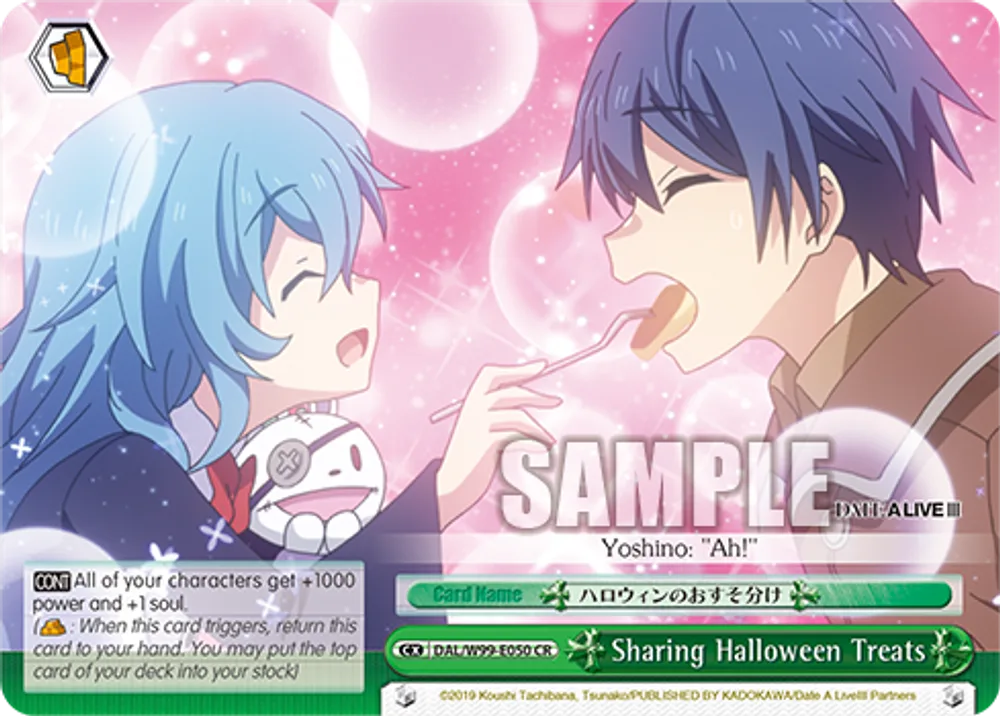Sharing Halloween Treats