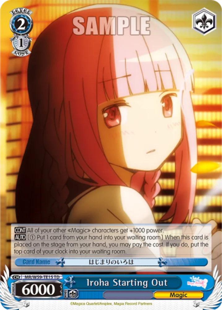 Iroha Starting Out