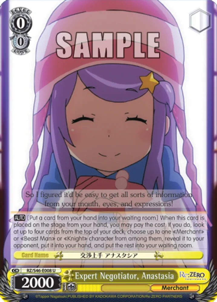 Expert Negotiator, Anastasia
