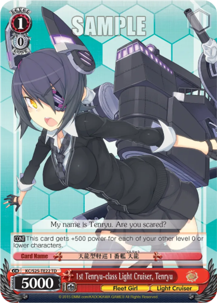 1st Tenryu-class Light Cruiser, Tenryu