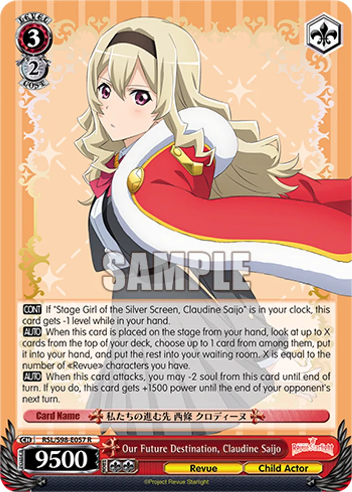 Our Future Destination, Claudine Saijo