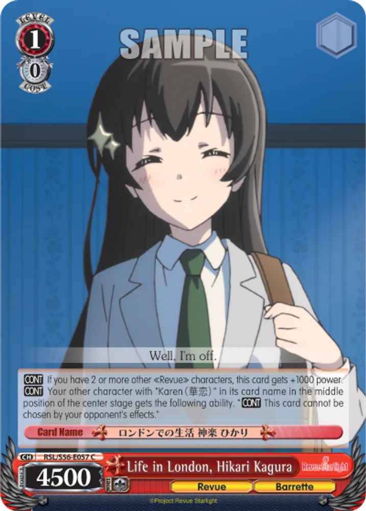 Life in London, Hikari Kagura