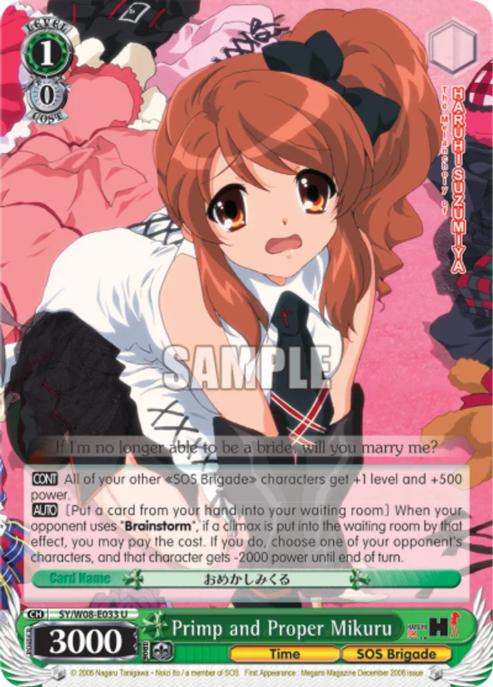 Primp and Proper Mikuru