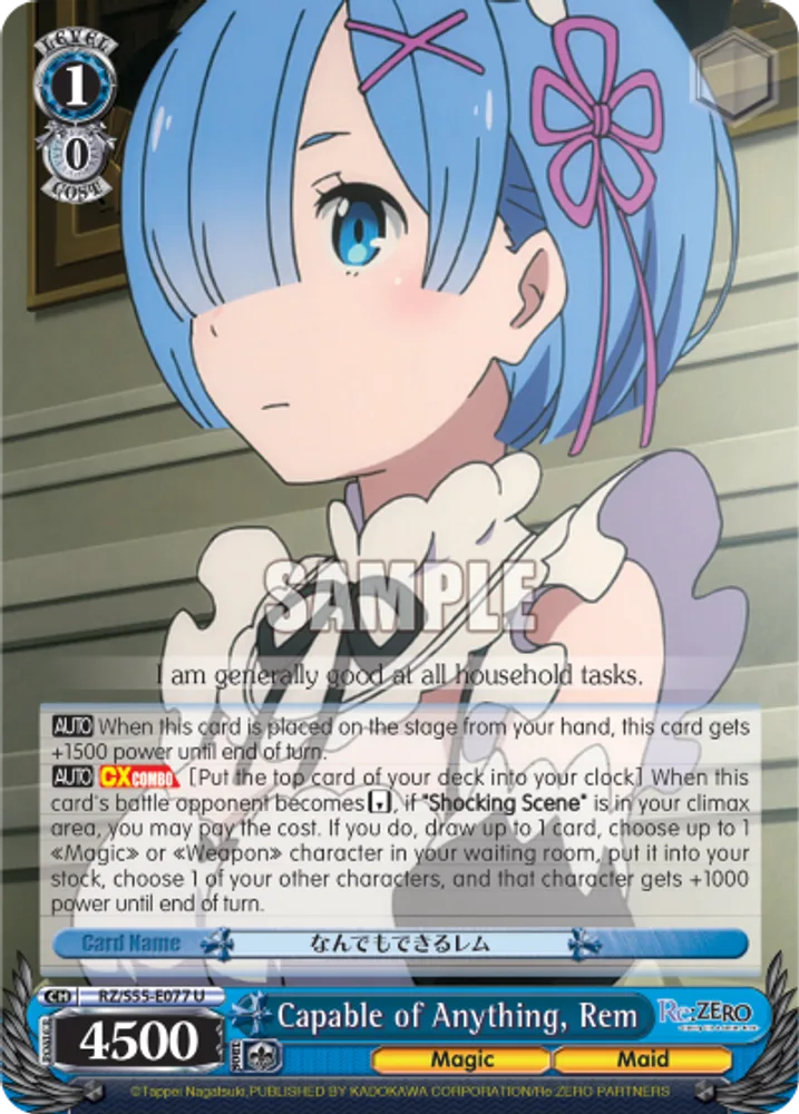 Capable of Anything, Rem