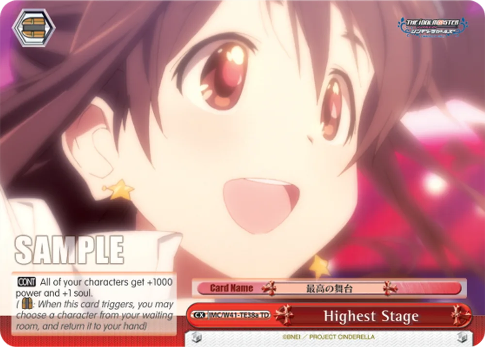Highest Stage