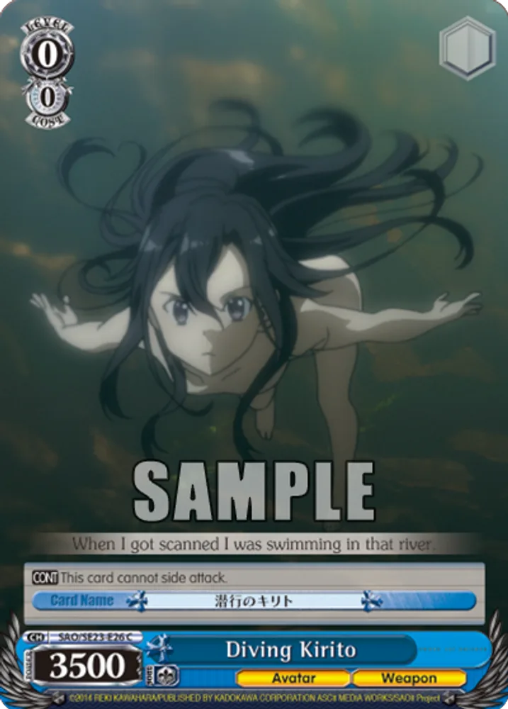 Diving Kirito