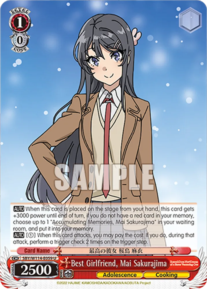 Best Girlfriend, Mai Sakurajima