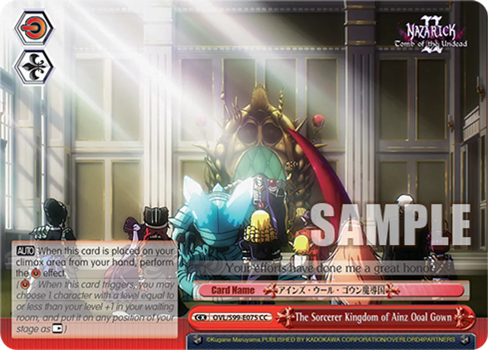 The Sorcerer Kingdom of Ainz Ooal Gown