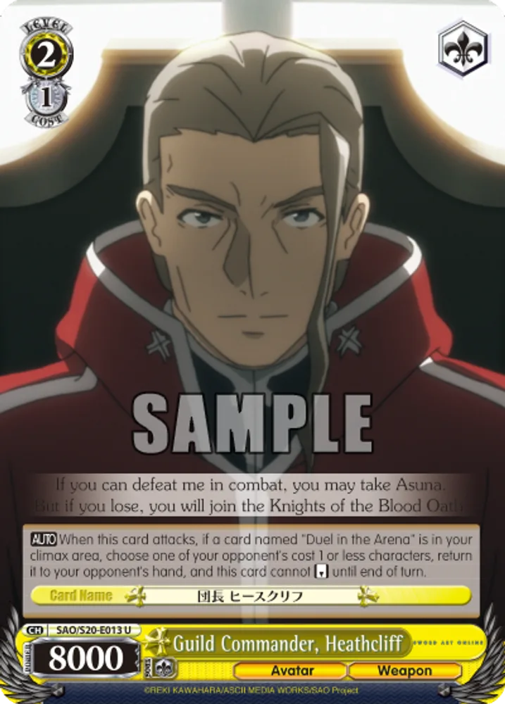 Guild Commander, Heathcliff