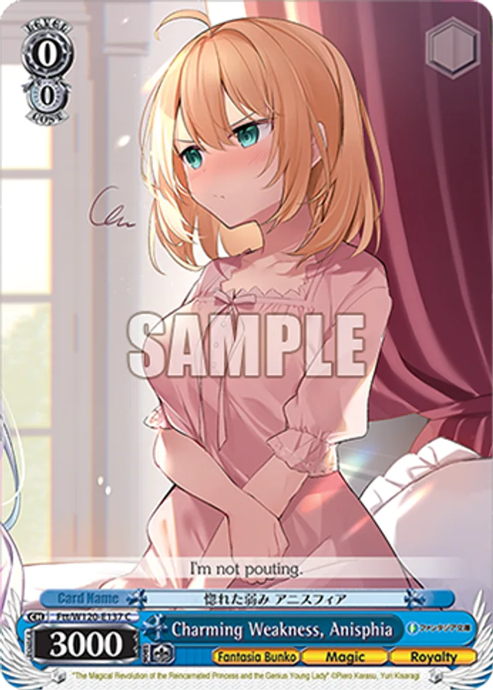 Charming Weakness, Anisphia
