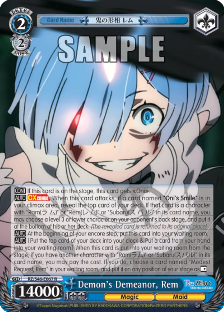 Demon's Demeanor, Rem