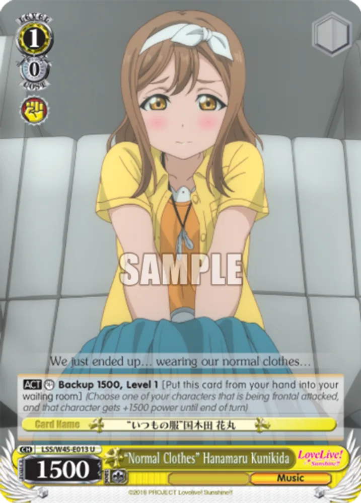 "Normal Clothes" Hanamaru Kunikida