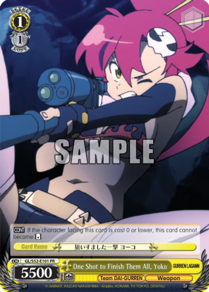 One Shot to Finish Them All, Yoko