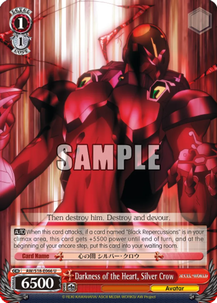 Darkness of the Heart, Silver Crow