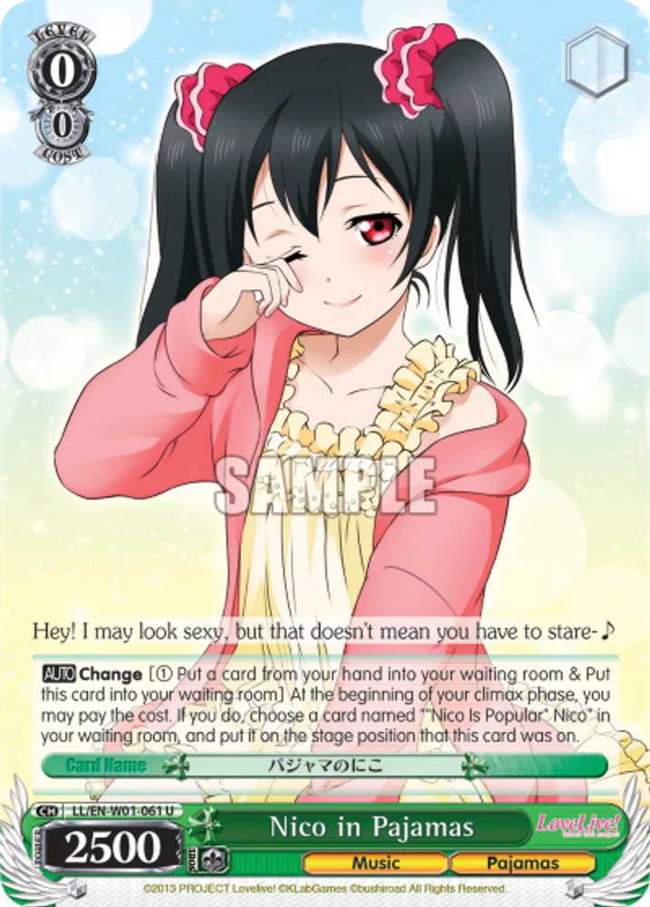 Nico in Pajamas