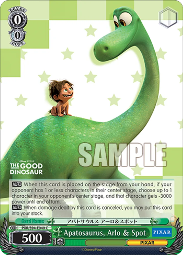 Apatosaurus, Arlo & Spot