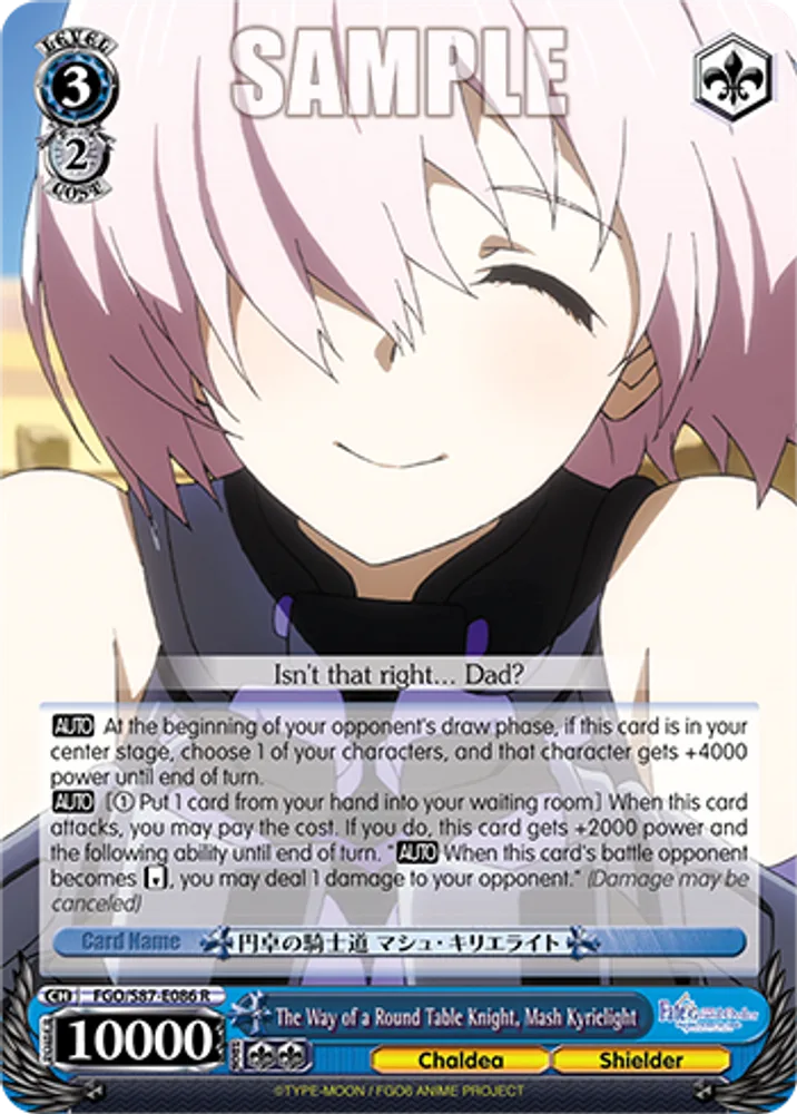 The Way of a Round Table Knight, Mash Kyrielight