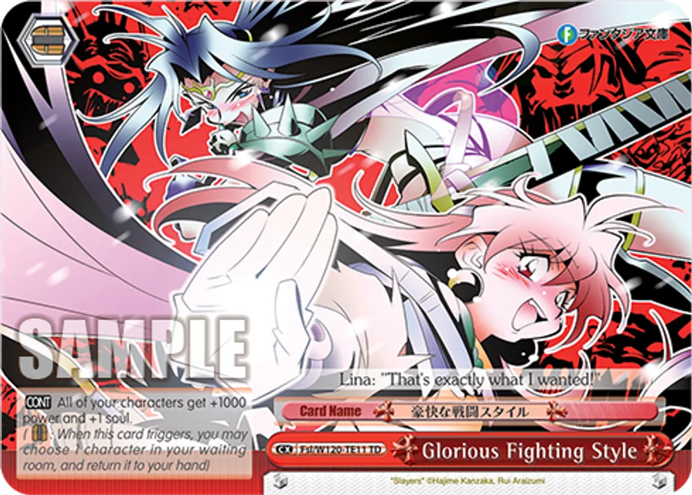 Glorious Fighting Style