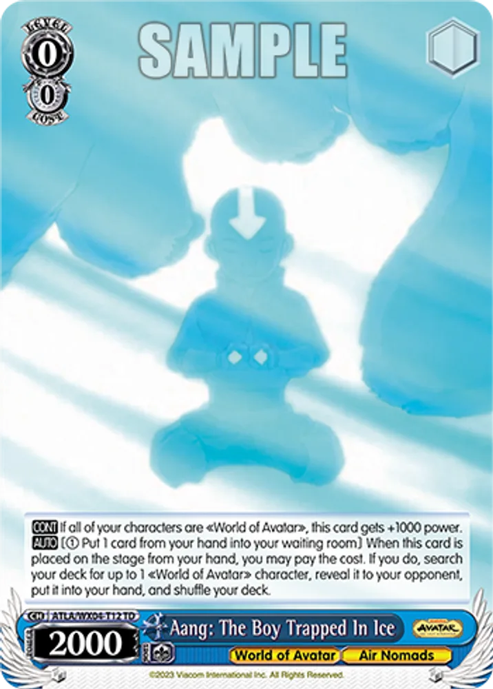 Aang: The Boy Trapped In Ice