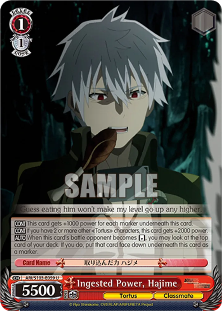 Ingested Power, Hajime