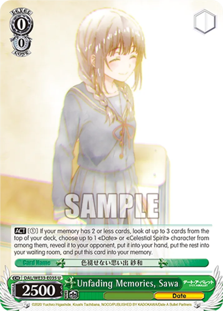 Unfading Memories, Sawa
