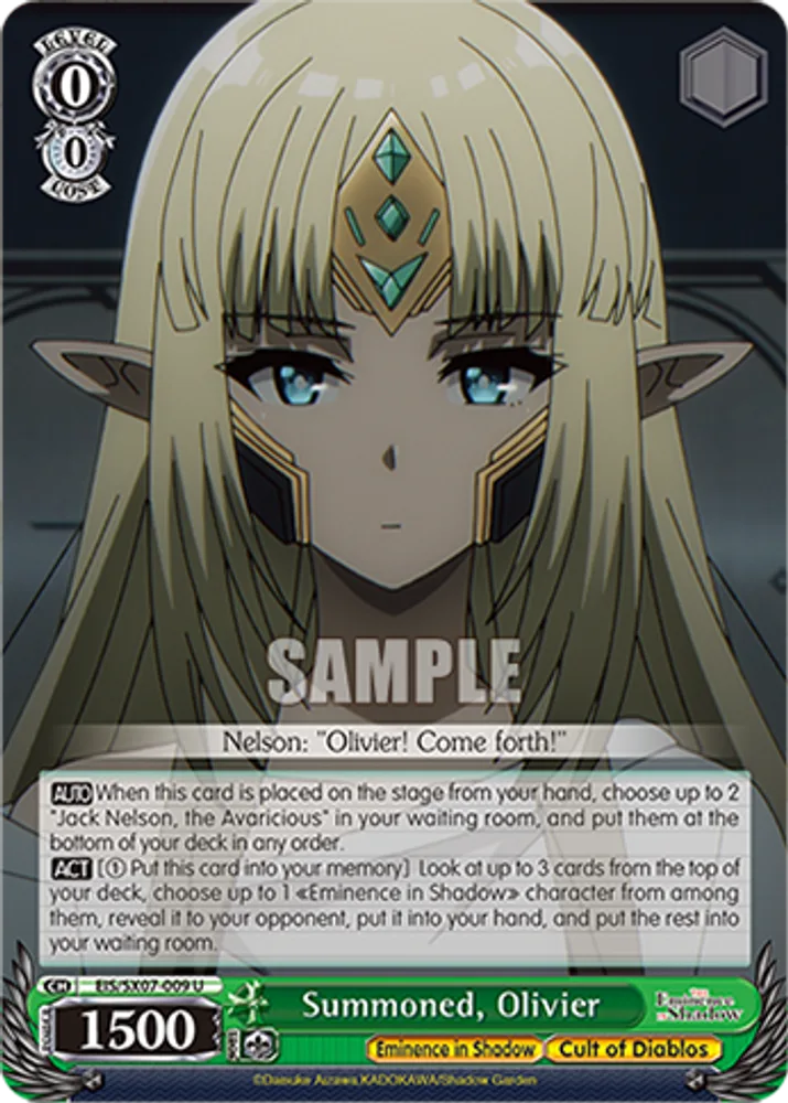 Summoned, Olivier