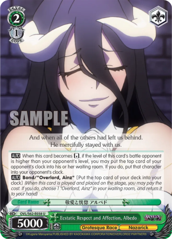 Ecstatic Respect and Affection, Albedo