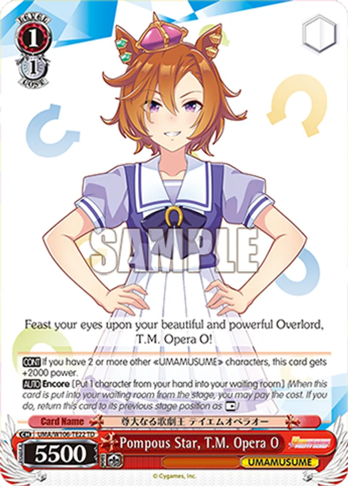 Pompous Star, T.M. Opera O
