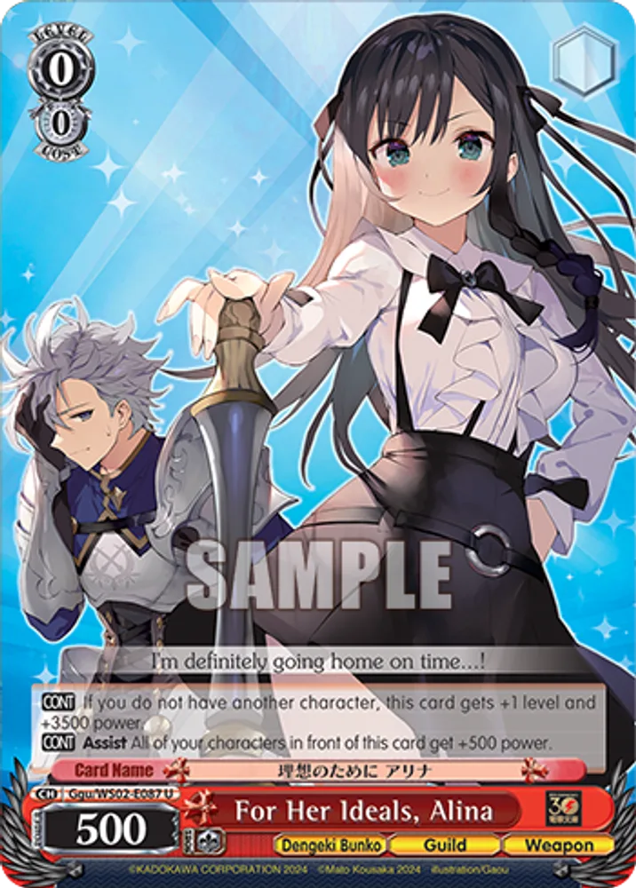 For Her Ideals, Alina