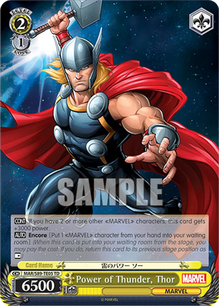 Power of Thunder, Thor