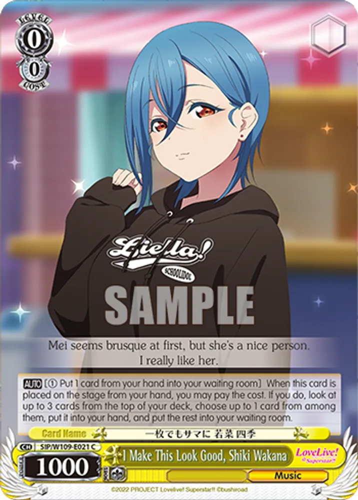 I Make This Look Good, Shiki Wakana