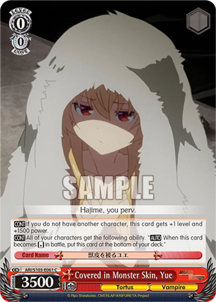 Covered in Monster Skin, Yue