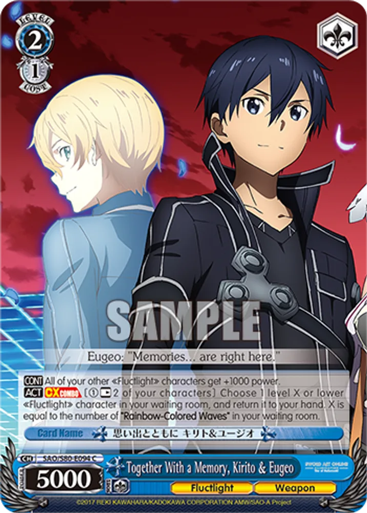Together With a Memory, Kirito & Eugeo