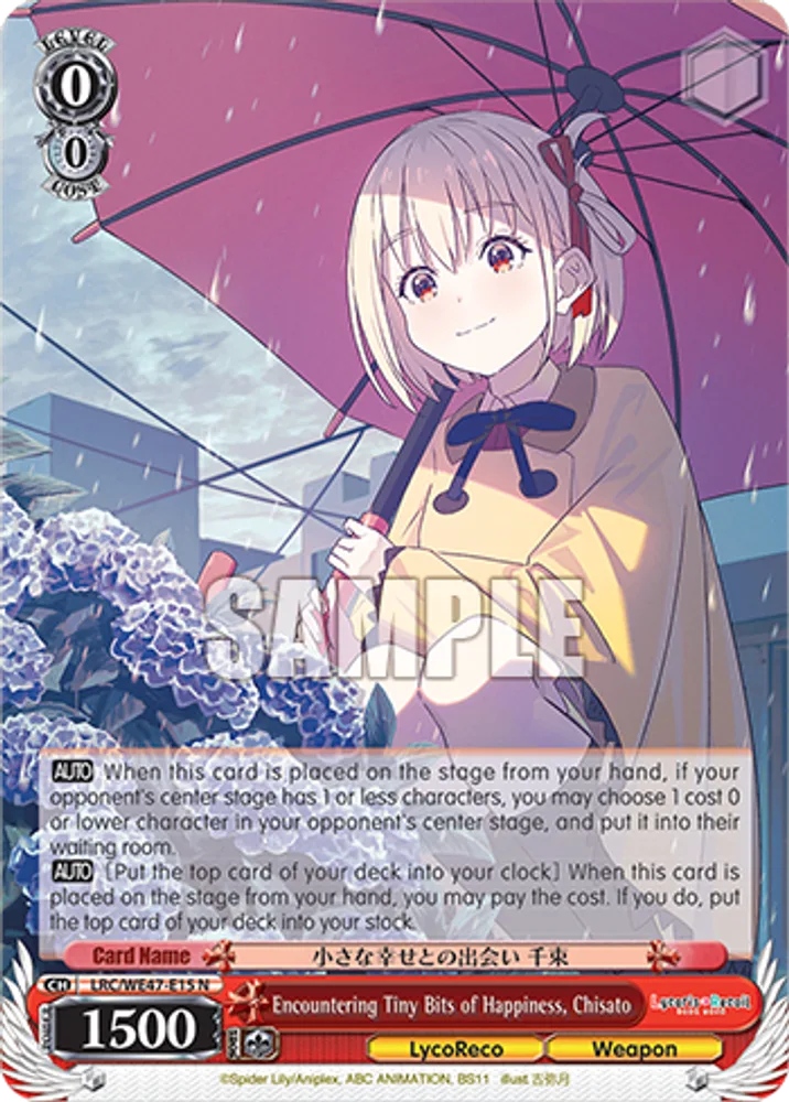 Encountering Tiny Bits of Happiness, Chisato