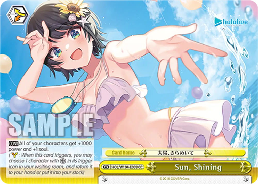 Sun, Shining